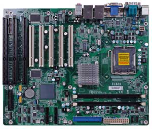 Pentium 4 socket 775 dual core and quad core motherboard with 3 ISA slots