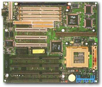 Amptron PM-7900 motherboard, Socket 7 Baby AT motherboard with 4 ISA and 3 PCI slots