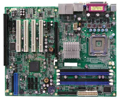 Pentium 4 socket 775 motherboard with 1 ISA slot, DMA support,pentium 4 motherboard,