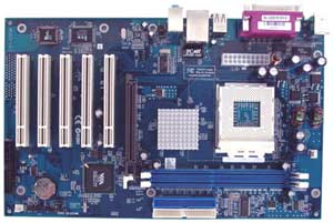 Shuttle AK32V/N Socket A for AMD Athlon XP, Athlon, Duron VIA KT266A chipset, 2 SDRAM slots, AUDIO, LAN, USB, 4x AGP, 5 PCI slots. ATX form factor.