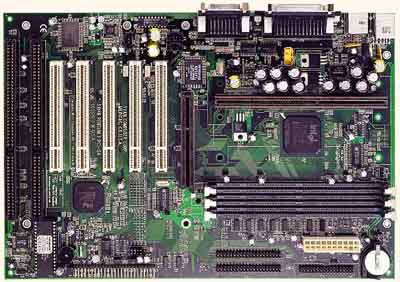 Tyan S1846 Tsunami Motherboard,Single slot 1 motherboard, Intel 440BX, Up to 768GB Memory Support, 5 PCI, 2 ISA, 1 AGP