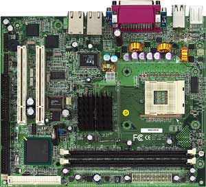 Tyan Tomcat i845gv Socket 478 for Intel Pentium 4-M,Celeron D, Intel P4 Northwood and Prescott, Intel 845GV, 2 DDR, 2 PCI, VIDEO, USB, LAN, IDE Support. 