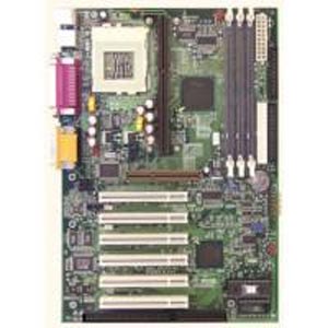 Tyan S1857 Trinity 371 Motherboard boasts a high level of system board flexibility by offering both Slot 1 and PPGA-370 processor support. Intel 440BX (100 MHz AGP set),  Supports 32 to 768MB, With on-board PCI audio option and six PCI slots