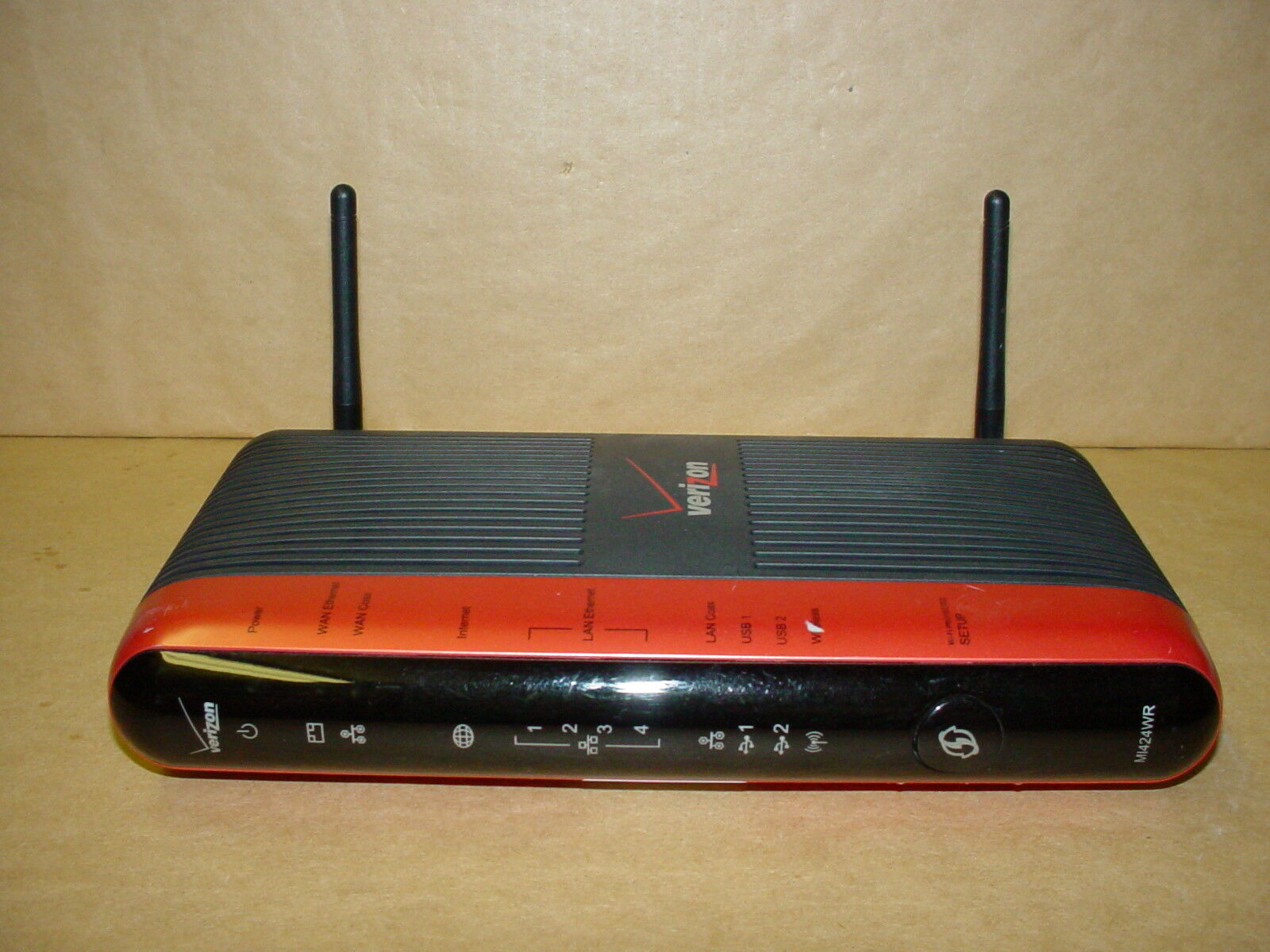 VERIZON M1424WR Rev 1 Actiontec Wireless Router Modem No Ac Adapter eBay