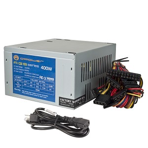 400 watt atx power supply with sata support