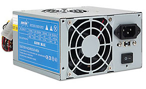 680 watt dual fan atx power supply lots of connectors