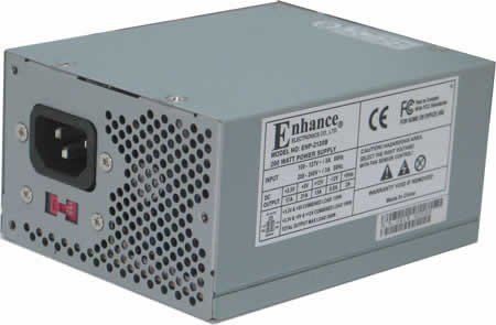 200 watt micro atx (mATX) power supply