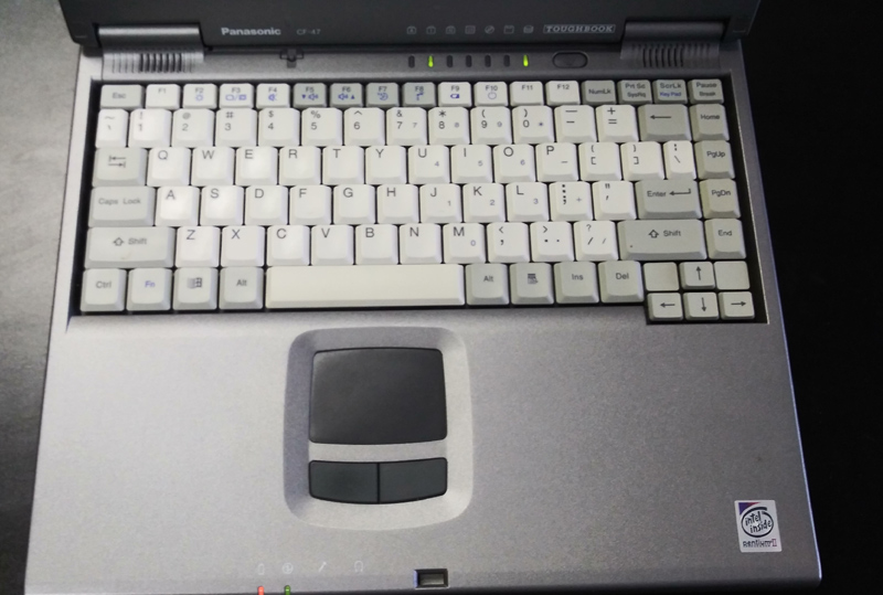 Panasonic CF - 47 Toughbook used laptop with Windows 95 and serial port