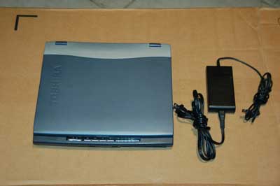 used laptop with Windows XP Pro, serial port and floppy drive
