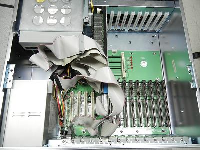 Pentium III 4U rackmount system with 10 ISA slots pci inside