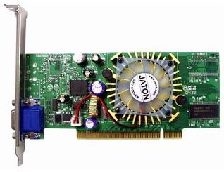 Jaton Video-118PCI-32DDR 32mb pci video card with ddr memory nVIDIA GeForce2 MX400 chipset