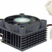 Socket 7 fan cooler with molex connector