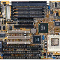 FIC VA-503+ motherboard with 3 ISA slots.