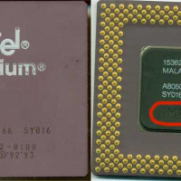 Intel Pentium 166 Non-MMX CPU A80502166 SY016 Socket 7 Processor