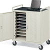 Bretford Notebook Storage Cart-18 UL Listed-LAP18EULFR-GM Ships Fully Assembled