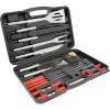 Chefmaster Barbecue Tool Set 19PC BBQ Tools Set in Blow Case