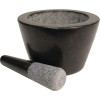 HealthSmart 8 Deep Dish Granite Mortar and Pestle