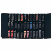 Maxam Padded Knife Display Roll Case for storing large collection of folding knives