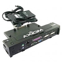 Axiom 331-6304-AX AXIOM E-PORT PLUS REPLICATOR FOR DELL - 2X DISPLAY / VIDEO - DISPLAY PORT - 20 P