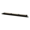 Eaton N252-024-HU EATON TRIPP LITE SERIES 24-PORT 0.5U RACK-MOUNT CAT6/CAT5 110 PATCH PANEL 568B,