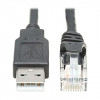 Eaton U009-010-RJ45-X CONSOLE CABLE - MALE LEFT GENDER - MALE RIGHT GENDER - USB A RIGHT CONNECTOR - R