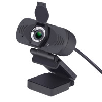 Interloper I80P-PT Full HD Webcam with Privacy Filter and Tripod USB similar to Logitech C930e HD Webcam, 1080p, Black