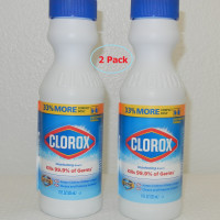 Clorox Disinfecting Bleach, 2 Pack Concentrated Formula
11 fl oz x 2