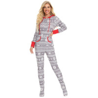 Christmas Onesie Pajamas Matching Family Set with Hoodie