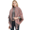 Multi Color Oversized Striped Scarf Winter Shawl Blanket Wrap Check Scarf