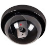 Dummy Surveillance Camera Fake Security Camera Flashing Red LED Dome Style