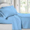 Egyptian Comfort 2200 4 Piece Bed Sheet Set Deep Pocket Bed Sheets Baby Blue