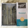 Gibson Home Hammered 46 Piece Flatware & Serving Set