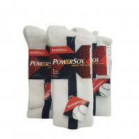 Baseball / Softball Socks for Men and Women White with Single Black Stripe