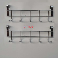 Below Sink Cabinet Hook Rack Hanger Thin Doors (2 Pack) Kitchen Pantry Bathroom