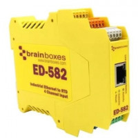 Brainboxes ED-582 ETHERNET TO RTD -22F TO +176F INDUST L 4 CHANNEL REMOTE IO MODULE