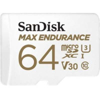 WDT - RETAIL MOBILE SDSQQVR-064G-AN6IA 64GB MAX ENDURANCE USD 100/40MB/S U3 V30 C10 C