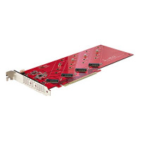 Startech QUAD-M2-PCIE-CARD-B QUAD M.2 PCIE ADAPTER CARD MKEY AHCI NVME M2 SSD PCIE 4.0