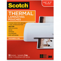 3M TP5854-50 THERMAL POUCHES 8.9 IN X 11.4 IN