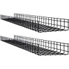 EATON TRIPP LITE SERIES MASTER-POWE SRWB12410X2STR WIRE MESH CABLE TRAY 2 PACK 300 X 100 X 1500MM 12IN X 4IN X5FT
