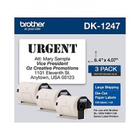 Brother DK12473PK DK12473PK 4 X 6 3PK FOR QL LABEL PRINTERS
