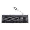 iMicro 104-Key Wired USB English Keyboard (Black)