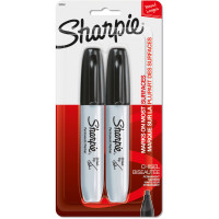 Dymo 38262PP SHARPIE CHISEL 2PK BLK