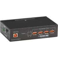 BLACK BOX ICI202A INDUSTRIAL USB 2.0 HUB WITH ISOLATION - 4-PORT, GSA, TAA