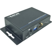 Black Box AEMEX-HDMI-R2 SUPPORTS HDMI, 3.5-MM ANALOG AUDIO, AND TOSLINK OPTICAL AUDIO INPUTS AND OUTPUTS