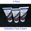 Diabetics Foot Cream Relieves dry cracked skin Fragrance free (3-Pack)