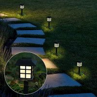 Outdoor Solar Lights Garden Landscape Lighting Outdoor Lighting Garden Lights Solar Pathway Lights - Warm Light