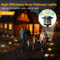 Outdoor Solar Lights Garden Landscape Lighting Outdoor Lighting Garden Lights Solar Pathway Lights - White Light