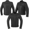 Men's Cowhide Premium Leather Scooter Jacket with Conceal Carry