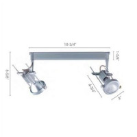 Jesco Lighting HMH902P20201M 120V 3-Wire Single Circuit Track System