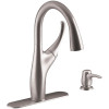 Kohler 3.31 in. Vibrant Stainless Steel Mazz Pull-Down Kitchen Faucet Kit